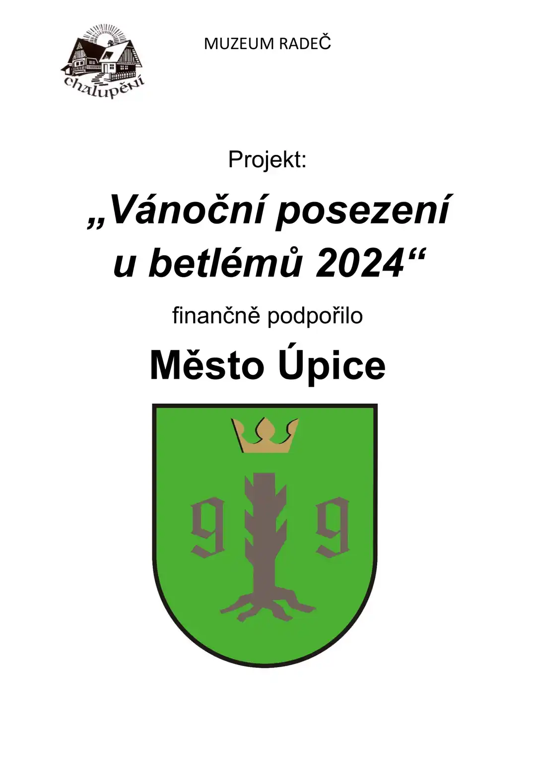 Projekt vánoční výstava